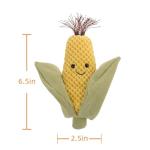 Apricot Lamb Plush Toy with Soft Corn Stuffing