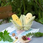 Apricot Lamb Plush Toy with Soft Corn Stuffing