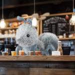 Soft Apricot Lamb Ant Plush Toy for Kids