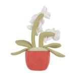 Apricot Lamb Flower Plush Butterfly Stuffed Toy