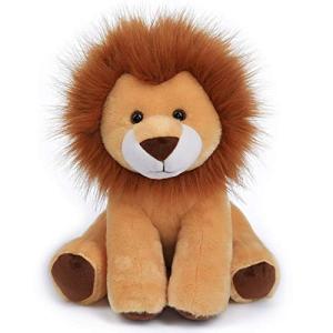 Soft Cuddly Brown Lion Plush Toy - 10 Inches