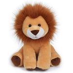 Soft Cuddly Brown Lion Plush Toy - 10 Inches