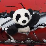 Cuddly Black and White Panda Plush Toy