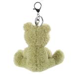 Apricot Lamb Plush Frog Keychain for Kids