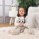Soft Gray Raccoon Plush Toy for Kids
