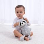 Soft Gray Raccoon Plush Toy for Kids