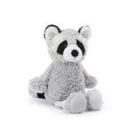 Soft Gray Raccoon Plush Toy for Kids