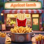 Apricot Lamb French Fries Plush Toy for Kids