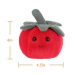 Apricot Lamb Tomato Plush Toy for Kids