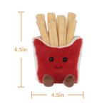 Apricot Lamb French Fries Plush Toy for Kids
