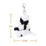Apricot Lamb Plush Keychain for Kids and Bags