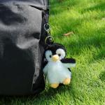 Cute Black Penguin Plush Keychain for Kids