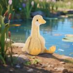 Cuddly Yellow Duck Plush Toy for Kids