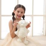 Cuddly Apricot Lamb Plush Toy for Kids