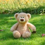 Beige Apricot Lamb Plush Stuffed Animal 10 Inches