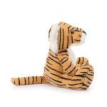 Soft Yellow Tiger Plush Toy - 12 Inches