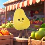 Apricot Lamb Mango Plush Toy for Kids