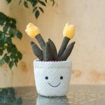 Yellow Apricot Lamb Plush Toy for Kids