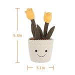 Yellow Apricot Lamb Plush Toy for Kids