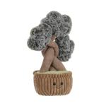 Apricot Lamb Potted Pine Plush Toy for Kids