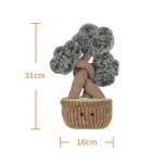 Apricot Lamb Potted Pine Plush Toy for Kids