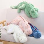 37in Cute Green Dragon Plush Toy with Wings