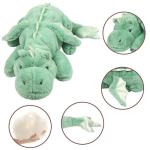 37in Cute Green Dragon Plush Toy with Wings