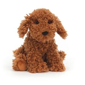 Jellycat Cooper Doodle Dog Plush Toy, 10 Inches