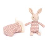 Jellycat Shimmer Bunny Plush Toy - 8 Inches