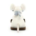 Jellycat Merry Mouse Sleigh Plush Toy, 7 Inches