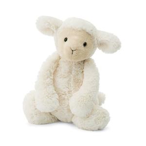 Jellycat Bashful Lamb Plush Toy, 7 Inches