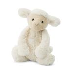 Jellycat Bashful Lamb Plush Toy, 7 Inches
