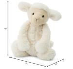 Jellycat Bashful Lamb Plush Toy, 7 Inches