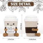 Funny Emotional Crochet Potato Doll with Cheer Card