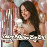 Funny Emotional Crochet Potato Doll with Cheer Card