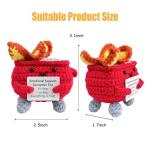 Crochet Dumpster Fire Plush Toy with Card