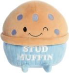 Aurora Witty Stud Muffin Stuffed Animal - 8 Inches
