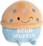 Aurora Witty Stud Muffin Stuffed Animal - 8 Inches