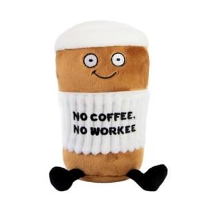Sassy Coffee Punchkins Plushie for Coworkers