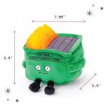 Funny Dumpster Fire Plushie - I'm Fine!