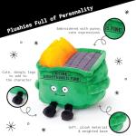 Funny Dumpster Fire Plushie - I'm Fine!