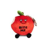 Sassy Apple Bag Charm Plush Keychain