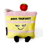 Sassy Cake Plushie - Funny Food Toy Gift