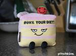 Sassy Cake Plushie - Funny Food Toy Gift