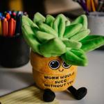 Sassy Succulent Plushie - Perfect Gift for Coworkers