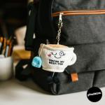 Punchkins Teacup Bag Keychains - Fun Plush Accessory