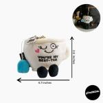 Punchkins Teacup Bag Keychains - Fun Plush Accessory