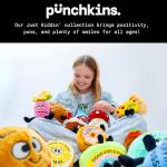Punchkins Hamburger Plushie - Cute Food Toy for Kids