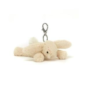 Jellycat Smudge Rabbit Plush Keychain Charm