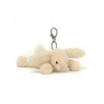 Jellycat Smudge Rabbit Plush Keychain Charm